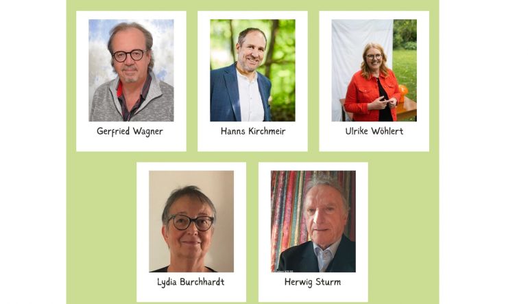 Gerfried Wagner, Hanns Kirchmeir, Ulrike W&ouml;hlert, Herwig Sturm und Lydia Burchhardt,