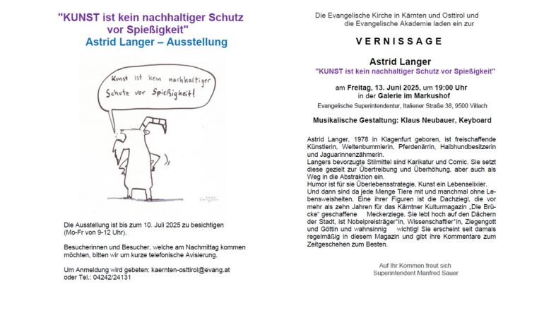 Bild 1: Vernissage “KUNST ist kein nachhaltiger Schutz vor Spießigkeit”