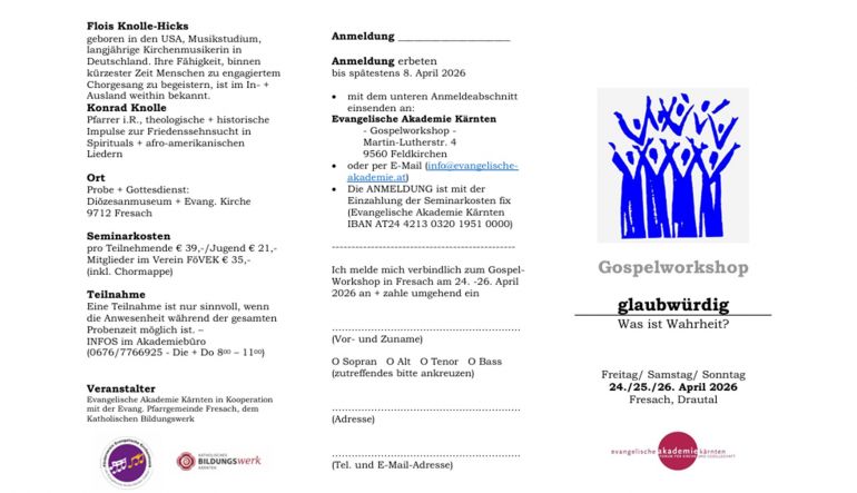 Bild 2: Gospelworkshop