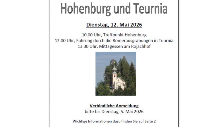 Bild 1: Hohenburg und Teurnia