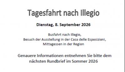 Tagesfahrt nach Illegio