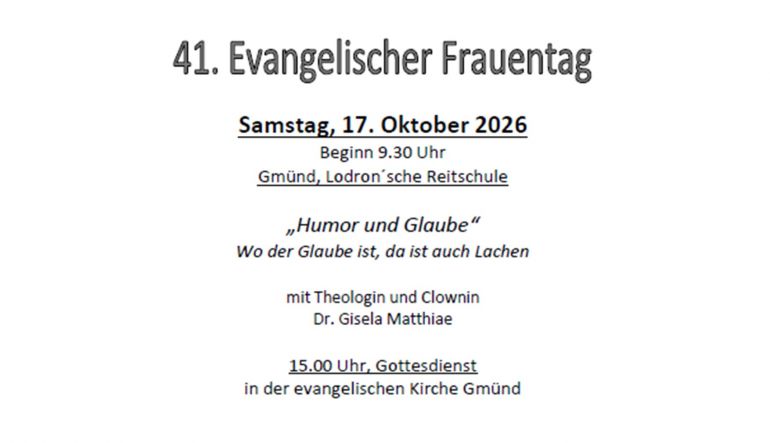 Bild 1: 41. Evangelischer Frauentag