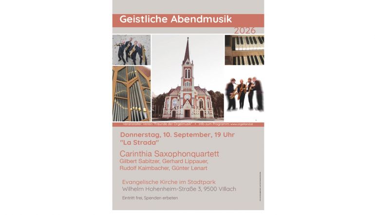 Bild 1: Geistliche Abendmusik “La Strada”